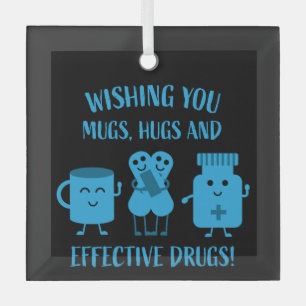 Die Erholung im Gesundheitswesen wird bald gut Ornament Aus Glas