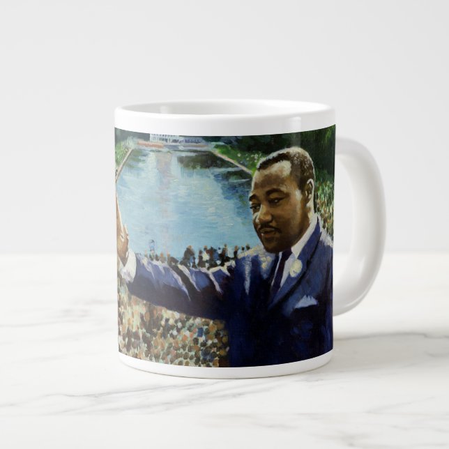 Die Erinnerungsrede 2001 Jumbo-Tasse (Vorderseite Rechts)
