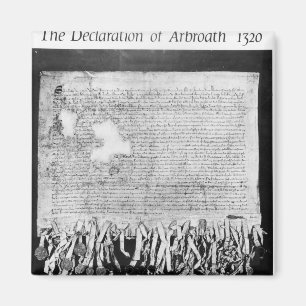 Die Erklärung von Arbroath, am 6. April 1320 Magnet