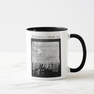 Die Erklärung von Arbroath, am 6. April 1320 Tasse
