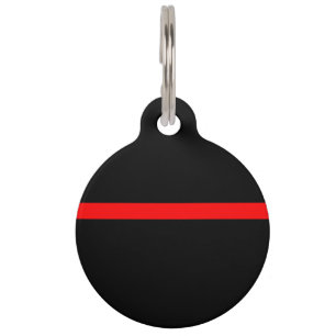 Die Erklärung zur symbolischen Thin Red Line auf e Tiernamensmarke