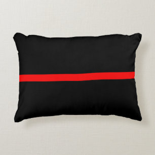 Die Erklärung zur symbolischen Thin Red Line auf e Zierkissen