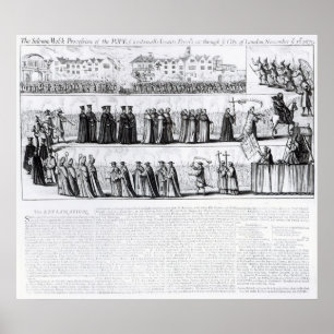 Die ernste Scheinprozession Poster