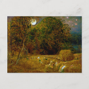 Die Ernte Mond von Samuel Palmer (1833) Postkarte