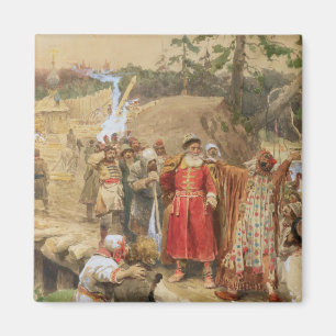 Die Eroberung der neuen Regionen in Russland, 1904 Magnet
