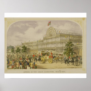 Die Eröffnung der Großen Ausstellung, 1. Mai 1851, Poster