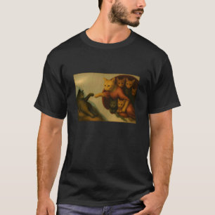 Die Erschaffung von Catdom - Meisterwerk Parodie T-Shirt