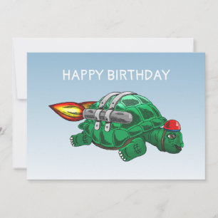 Die erstaunliche Raketenschildkröte Karte