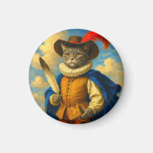 Die erste Blende des Königs Ein Musketeer Cat Eh Magnet