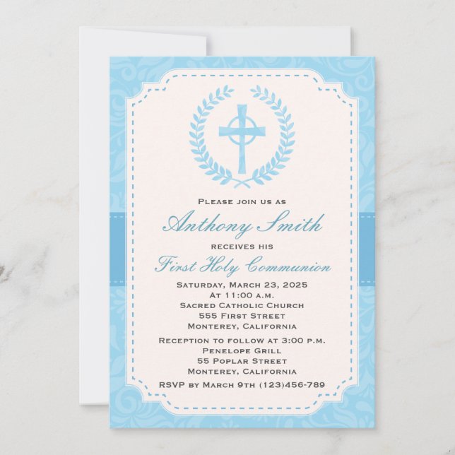 Die erste Einladung von Boy (Vorderseite)