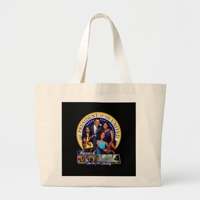 Die erste Familien-Tasche Jumbo Stoffbeutel (Vorne)