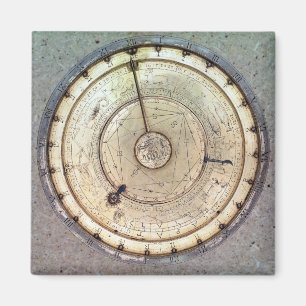 Die erste federgetriebene Uhr mit Sicherung, Sicht Magnet