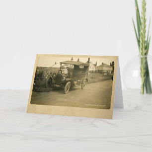 Die erste Grußkarte für die Fahrstunde Karte