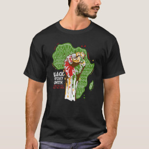 Die erste Hand Schwarze Geschichte ehrt die Vergan T-Shirt
