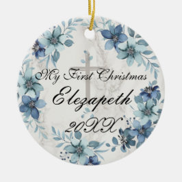 Die erste Keramik des Neugeborenen-Fotos für Baby Ornament