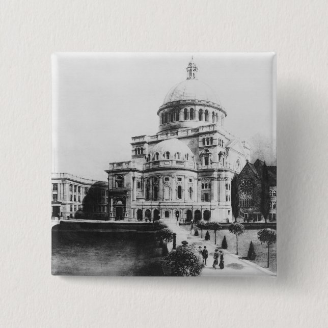 Die erste Kirche von Christus, Wissenschaftler in Button (Vorderseite)