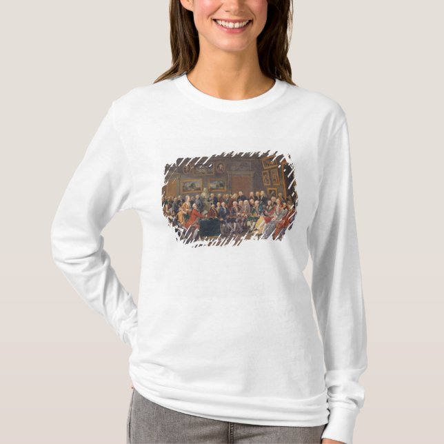 Die erste Lektüre an Frau T-Shirt (Vorderseite)