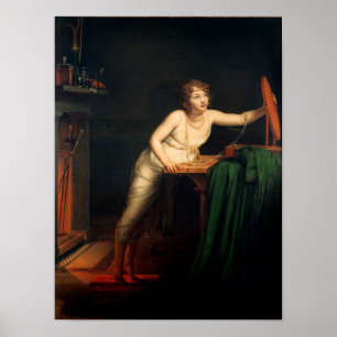 Die erste Richtung von Coquetry, 1804 Poster