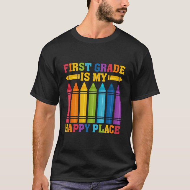 Die erste Stufe ist mein Kindergarten Scho-Platz T-Shirt (Vorderseite)