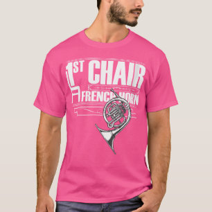 Die erste Vorsitzende Französisch Horn ein Band Mi T-Shirt