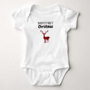 Die erste Weihnacht des Babys Baby Strampler