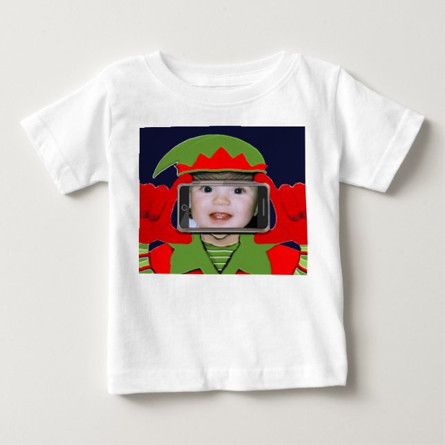 Die erste Weihnacht des Babys Baby T-shirt (Vorderseite)