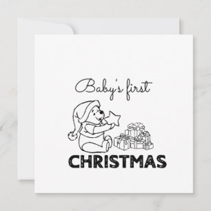 Die erste Weihnacht des Babys Karte