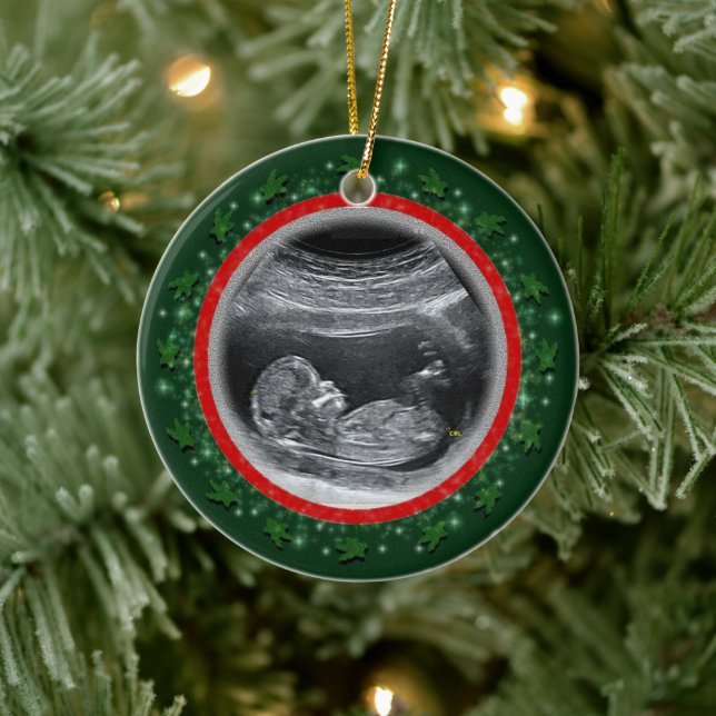 Die erste Weihnacht des Babys Keramik Ornament (Baum)