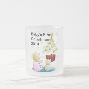 Die erste Weihnacht des Babys Mattglastasse