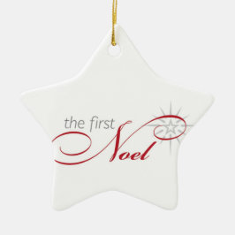 Die erste Weihnachten-Verzierung Keramik Ornament