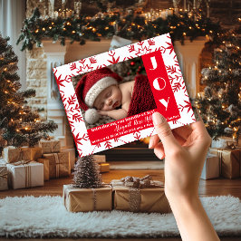 Die erste Weihnachtsankündigung des Babys Magnet