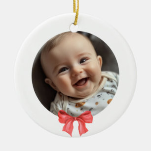 Die erste Weihnachtsferien-Keramik des Red Ribon B Keramik Ornament