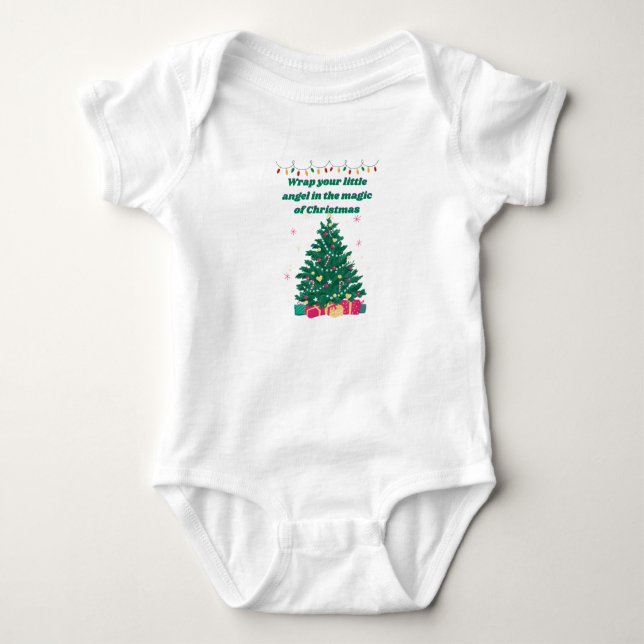 Die erste Weihnachtszeit des Babys - Adorable Weih Baby Strampler (Vorderseite)