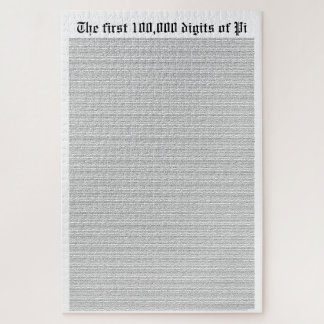Die ersten 100.000 Ziffern von Pi