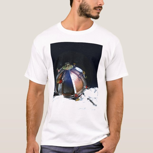 Die ersten Männer im Mond T-Shirt (Vorderseite)