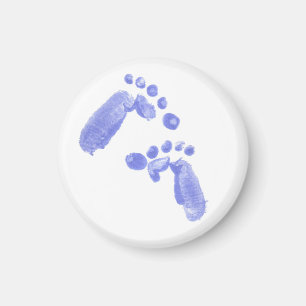 Die ersten Schritte des Babys in Water Baby Feet F Magnet