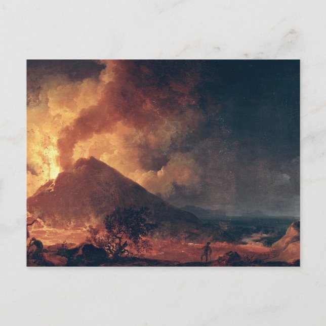 Die Eruption des Vesuv im Jahre 1771 Postkarte (Vorderseite)