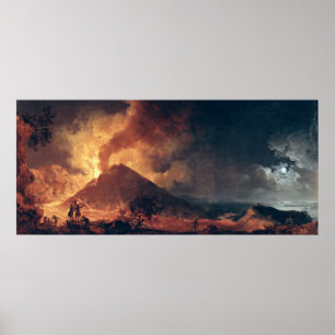 Die Eruption vom Vesuv im Jahre 1771 Poster