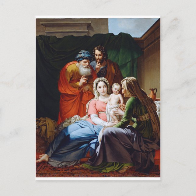 Die erweiterte Heilige Familie. Postkarte (Vorderseite)