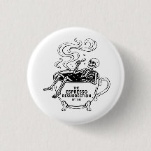Die Espresso-Auferstehung Lustiger Skelett-Kaffee