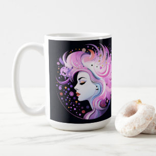 "Die Essenz der Eleganz" Frauen Schönheit Kaffeetasse
