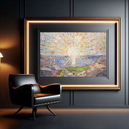 Die Essenz des Lichts und der Emotion der Sonne Poster