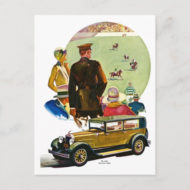 Die Essex Vier-Türe-Limousine Postkarte (Vorderseite)