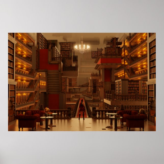 Die Eternal Library Poster (Vorne)