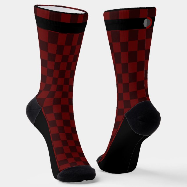 Die etwas anderen Socken - Karo (Gewinkelt)