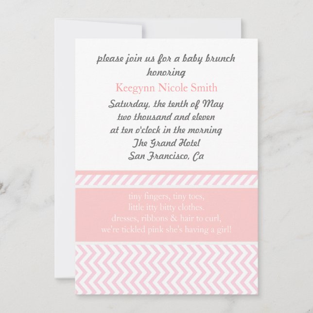 Die Eugene-Einladung Einladung (Vorderseite)