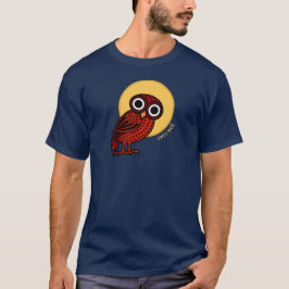 Die Eule ist gut mit dieser Niedlichen athenischen T-Shirt