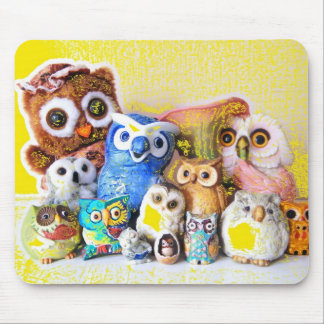 Die Eulen-Familie Mousepad