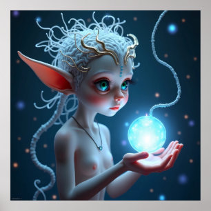 Die Evolution der Intelligenz-KI Poster