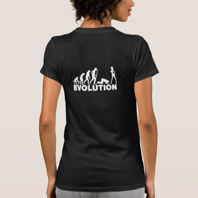 Die Evolution der Regel der Frauen T-Shirt (Rückseite)